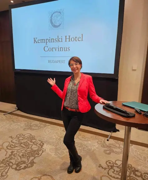 Schmidt Judit dietetikus a Kempinsi Hotelben